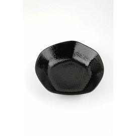 Салатник волнообразный 22см, чёрный, BLACK MOSS, Porland