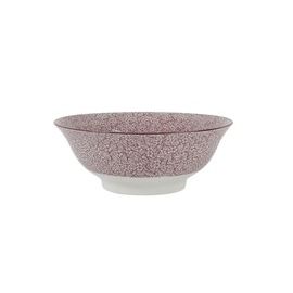 Old fashion damson color bowl 20cm