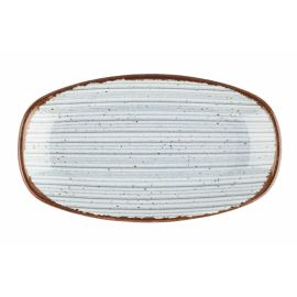 Hypnosis Light Blue Блюдо овальное 33см