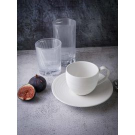 Чашка 200 мл, 11,5x8,5 см, h 7,5 см, фарфор, Linea, Casa di fortuna