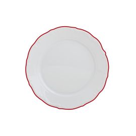 Тарелка мелкая с красным кантом 27 см, Maria Red, Porland