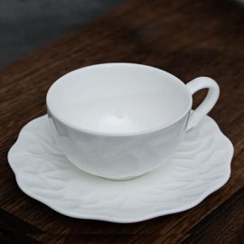 Чашка 200 мл, 11,5x9 см, h 5,5 см, костяной фарфор, Origami, Casa di fortuna