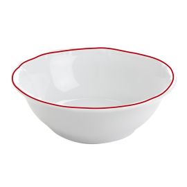 Салатник с красным кантом 13 см, Maria Red, Porland