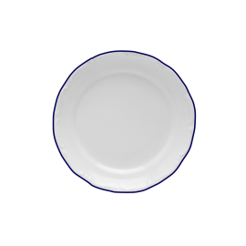Тарелка мелкая с синим кантом 18 см, Maria Blue, Porland
