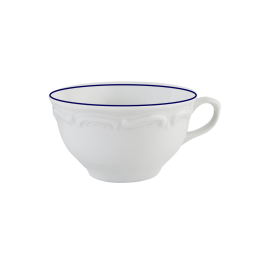 Чашка чайная с синим кантом 180 мл, Maria Blue, Porland