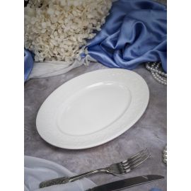 Блюдо овальное 36x26,5 см, h 3,2 см, фарфор, Primavera, Casa di fortuna