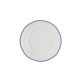 Блюдце с синим кантом 15 см, Maria Blue, Porland