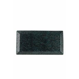 Тарелка прямоугольная 32см, цвет черный, MOSS, Porland