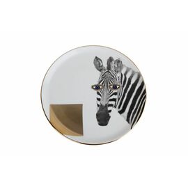 Тарелка мелкая 20 см Wild Life Zebra, WILD LIFE, Porland