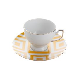 DS.4 Чайная пара 170 мл (чашка с ручкой, блюдце), MOROCCO, Porland