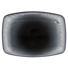 Тарелка прямоугольная 32см, цвет темно-серый, TWILIGHT, Porland