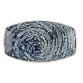 Тарелка прямоугольная 23 см, цвет серый, VORTEX, Porland