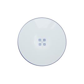 Салатник 19 см, цвет белый с синим, BLUE PASSION, Porland