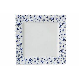 DS.3 Блюдо квадратное 38 см, цвет белый с синим, BLUE PASSION, Porland