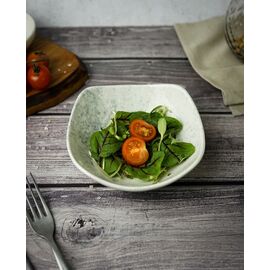 Салатник квадратный 16см, цвет дымчатый, SMOKY, Porland