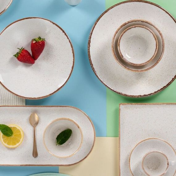 Салатник d 12 см h 8 см 400 мл, Seasons Бежевый, Porland, изображение 14