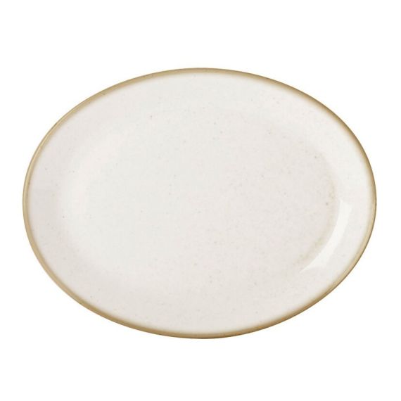 Блюдо овальное 18х14 см, Seasons Бежевый, Porland, изображение 3