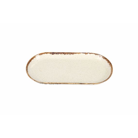 Блюдо овальное 30х15 см, Seasons Бежевый, Porland, изображение 4