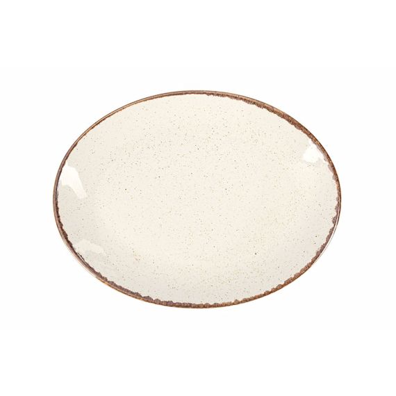Блюдо овальное 31х24 см, Seasons Бежевый, Porland, изображение 4