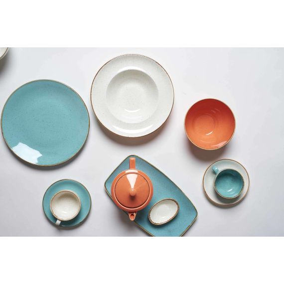 Тарелка 30 см безбортовая, Seasons Бежевый, Porland, изображение 7