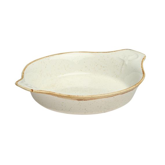 Форма для запекания d 15 см h 3,6 см (L с ручками 18 см), Seasons Бежевый, Porland, изображение 4