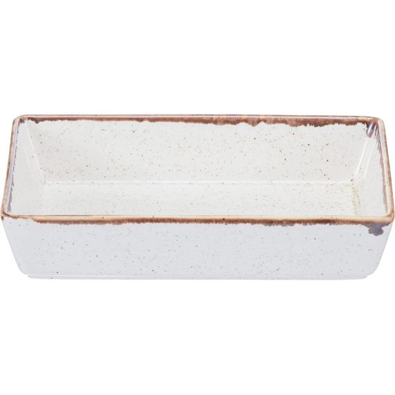 Блюдо прямоугольное 13,7х8,5 см h 3 см, Seasons Бежевый, Porland, изображение 4