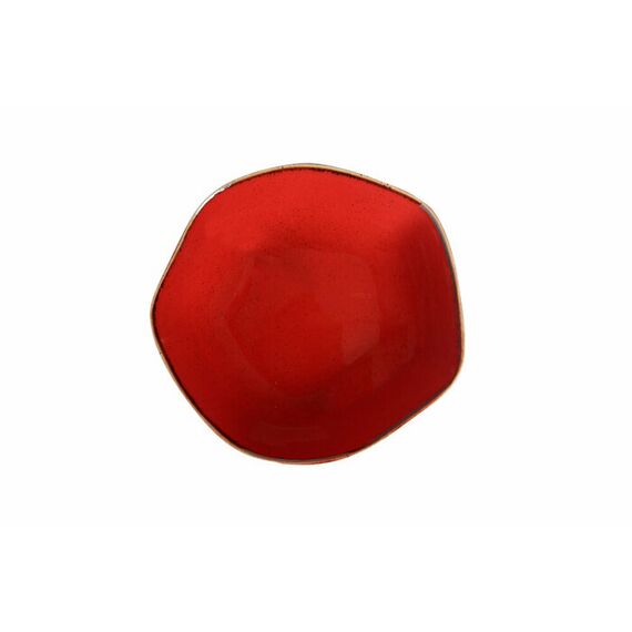 Чаша с волнообразным краем 16cm, Seasons красный, Porland