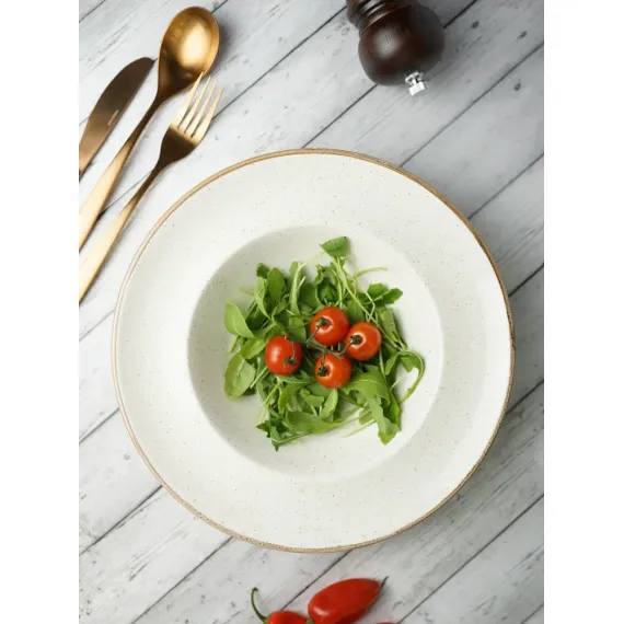 Набор глубоких тарелок для пасты 25 см, 500 мл, 2 шт, Seasons Бежевый, Porland, изображение 10