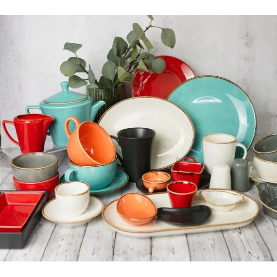 Набор обеденных тарелок 24 см, 4 шт Seasons Бежевый, Porland, изображение 11