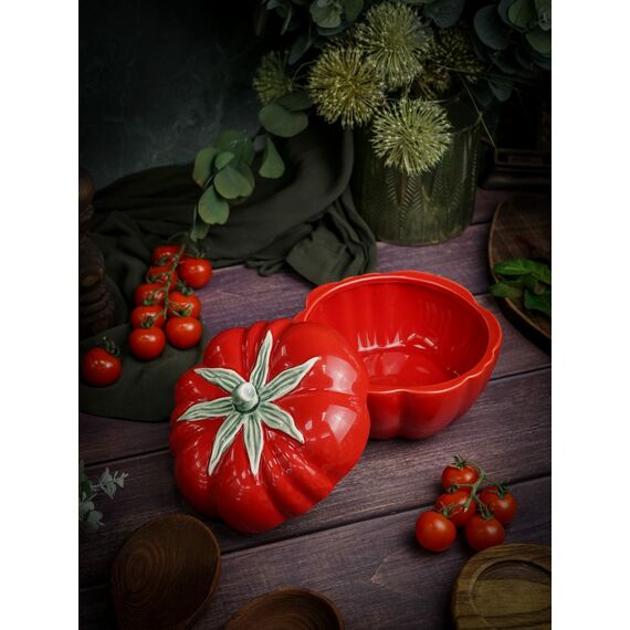Емкость с крышкой 17,6 см, Tomato, Casa di fortuna