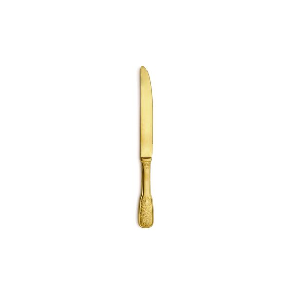 Нож столовый, золото 24,5 см, Versailles 18/10 Satin Gold, Comas