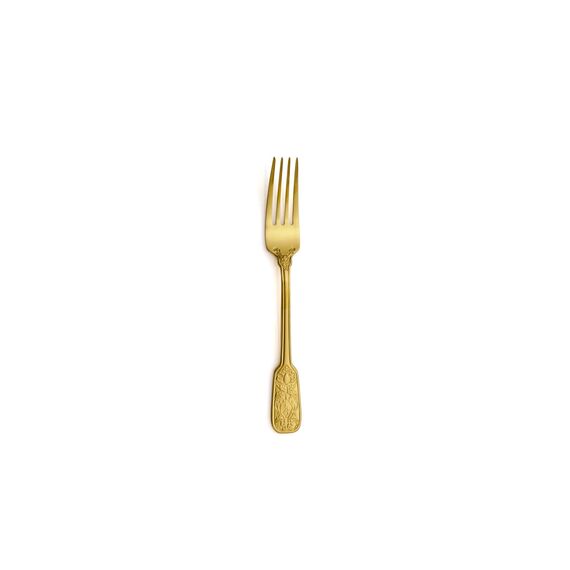 Вилка столовая, золото 21 см, Versailles 18/10 Satin Gold, Comas