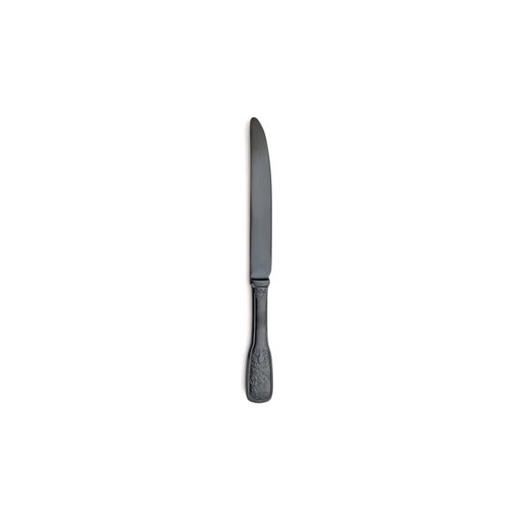 Нож столовый, черный 24,5 см, Versailles 18/10 Satin Black, Comas