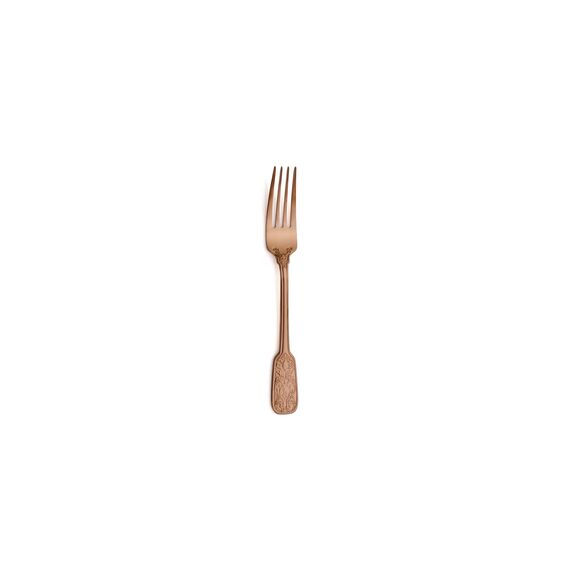 Вилка десертная медная 19 см, Versailles 18/10 Satin Copper, Comas