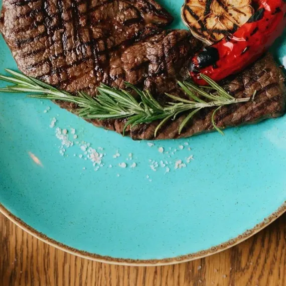 Набор обеденных тарелок 24 см, 4 шт Seasons Бирюзовый, Porland, изображение 11