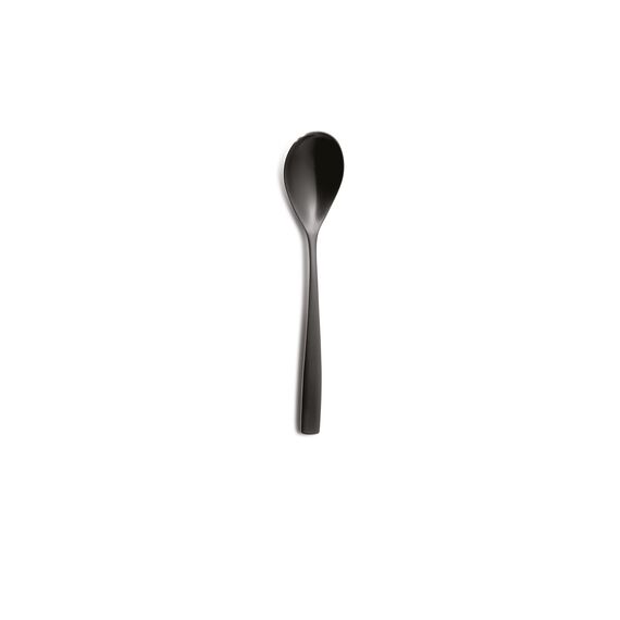 Ложка десертная черная 18,3 см, BCN COLORS Black, Comas