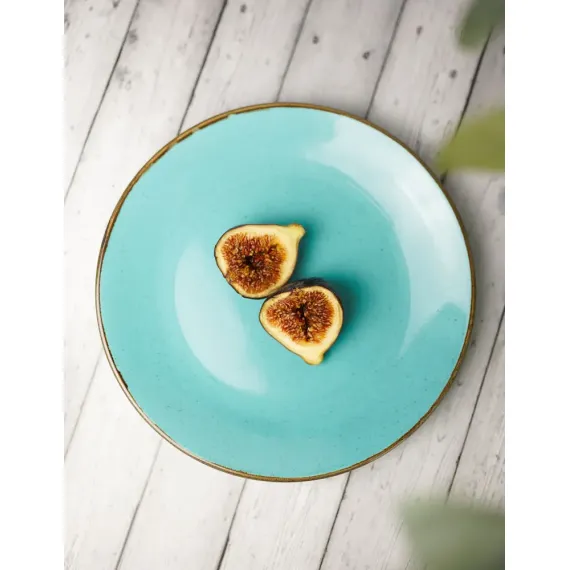 Набор обеденных тарелок 24 см, 4 шт Seasons Бирюзовый, Porland, изображение 9