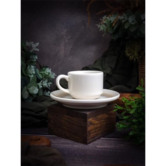 Чашка кофейная 85 мл, WHITE, Pioli, изображение 3