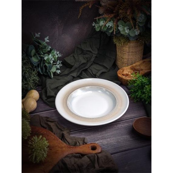 Тарелка глубокая для пасты 25 см с полями, VENUS, Pioli, изображение 2