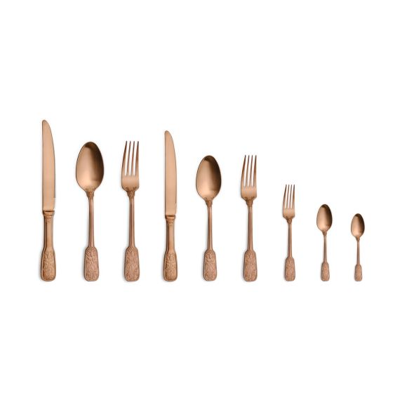 Вилка десертная медная 19 см, Versailles 18/10 Satin Copper, Comas, изображение 2