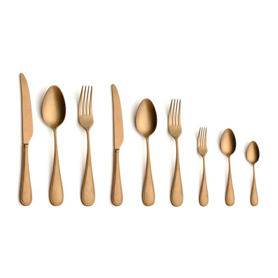 Ложка десертная, медная 19,2 см, Contour 18/10 Vintage Copper, Comas, изображение 2