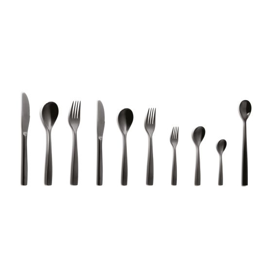 Вилка десертная черная 18,5 см, BCN COLORS Black, Comas, изображение 2