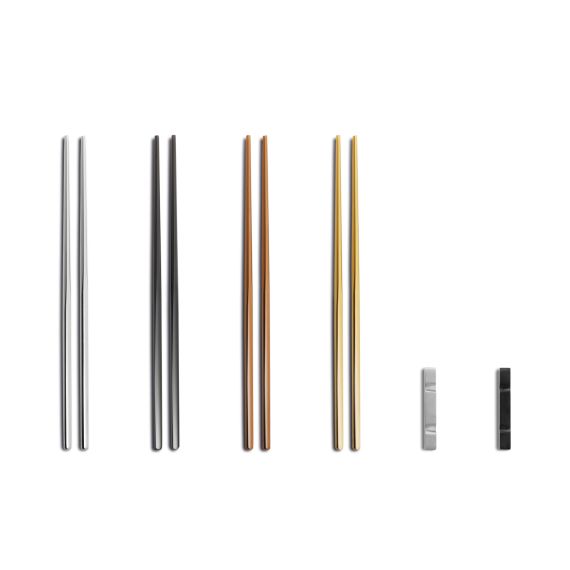 Набор из 2 палочек для еды 18/10 23 см, Kyoto 18/10, Comas, изображение 2