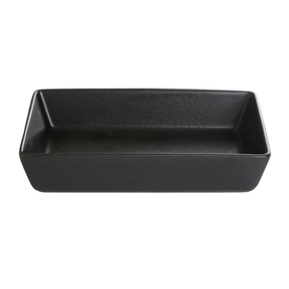 Блюдо прямоугольное 13,7х8,5 см h 3 см, Seasons Черный, Porland, изображение 2