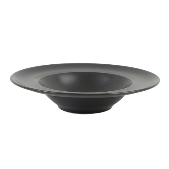 Тарелка глубокая 30 см с полями, Seasons Черный, Porland, изображение 2