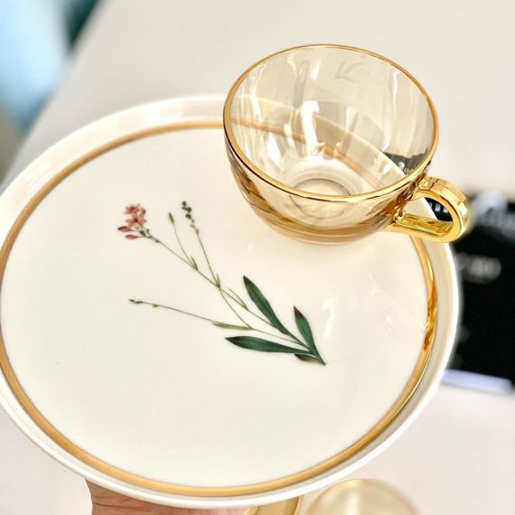 Блюдце для чайной чашки 15см BOTANICAL , BOTANICAL, Porland, изображение 5