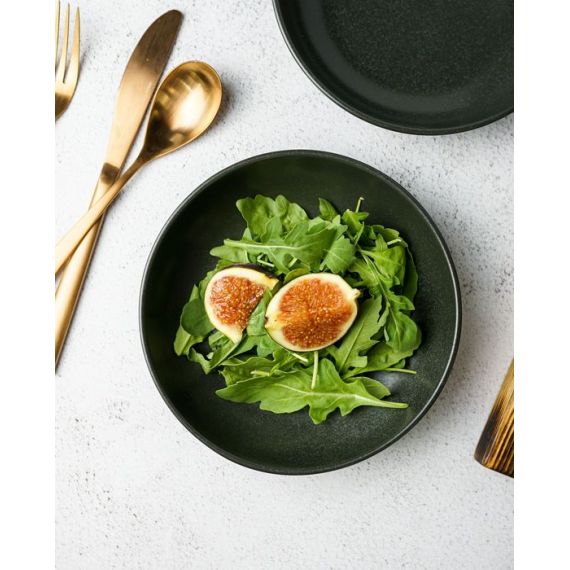 Салатник полуглубокий d 17 см h 4 см 415 мл, Seasons Черный, Porland, изображение 8