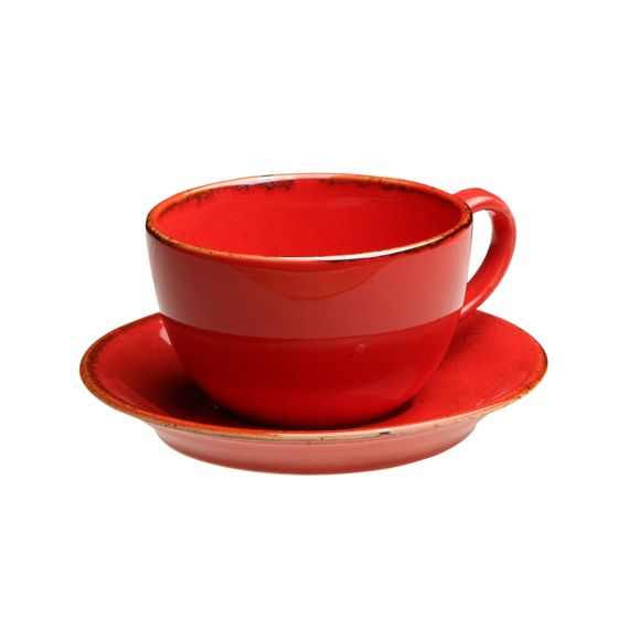 Блюдце 16 см, Seasons Красный, Porland, изображение 8