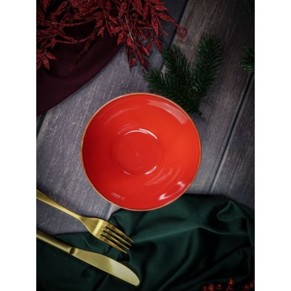 Салатник d 14 см h 7 см 550 мл, Seasons Красный, Porland, изображение 4