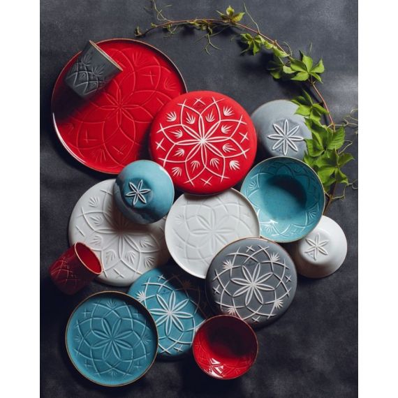 Салатник 24 см, Seasons красный, Porland, изображение 6